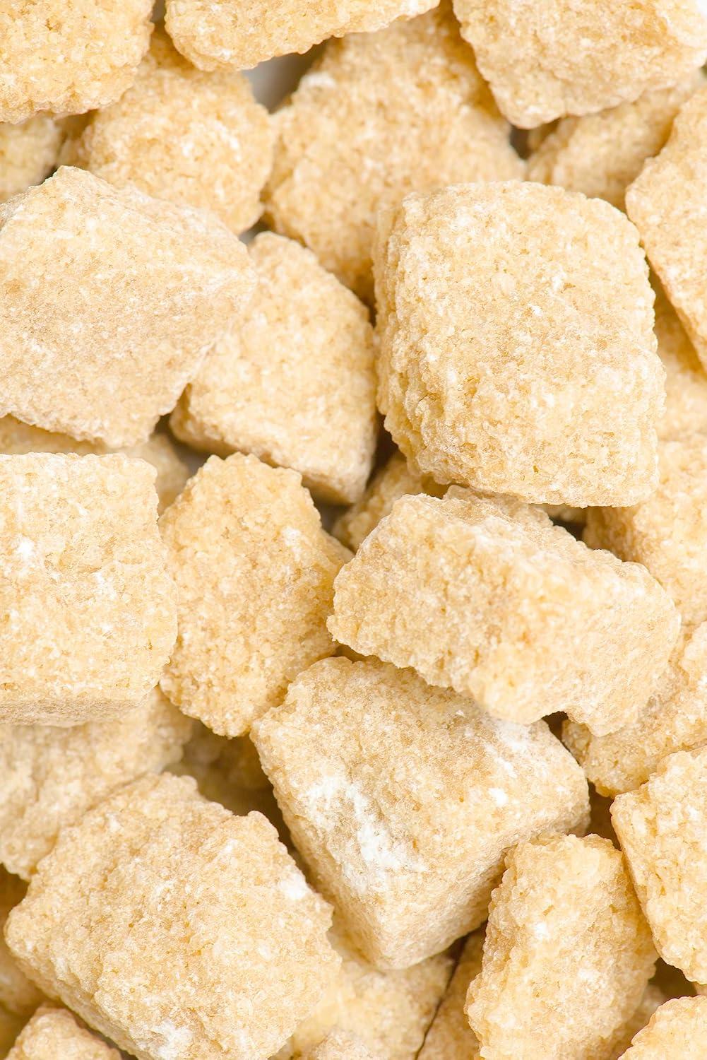 image:imageIndia Tree NonGMO Fair Trade White Sugar Cubes 11 lb Container Pure Cane Sugar RoughCut Cubes for Coffee Tea Cocktails Beverages and EntertainingBrown Sugar Cubes