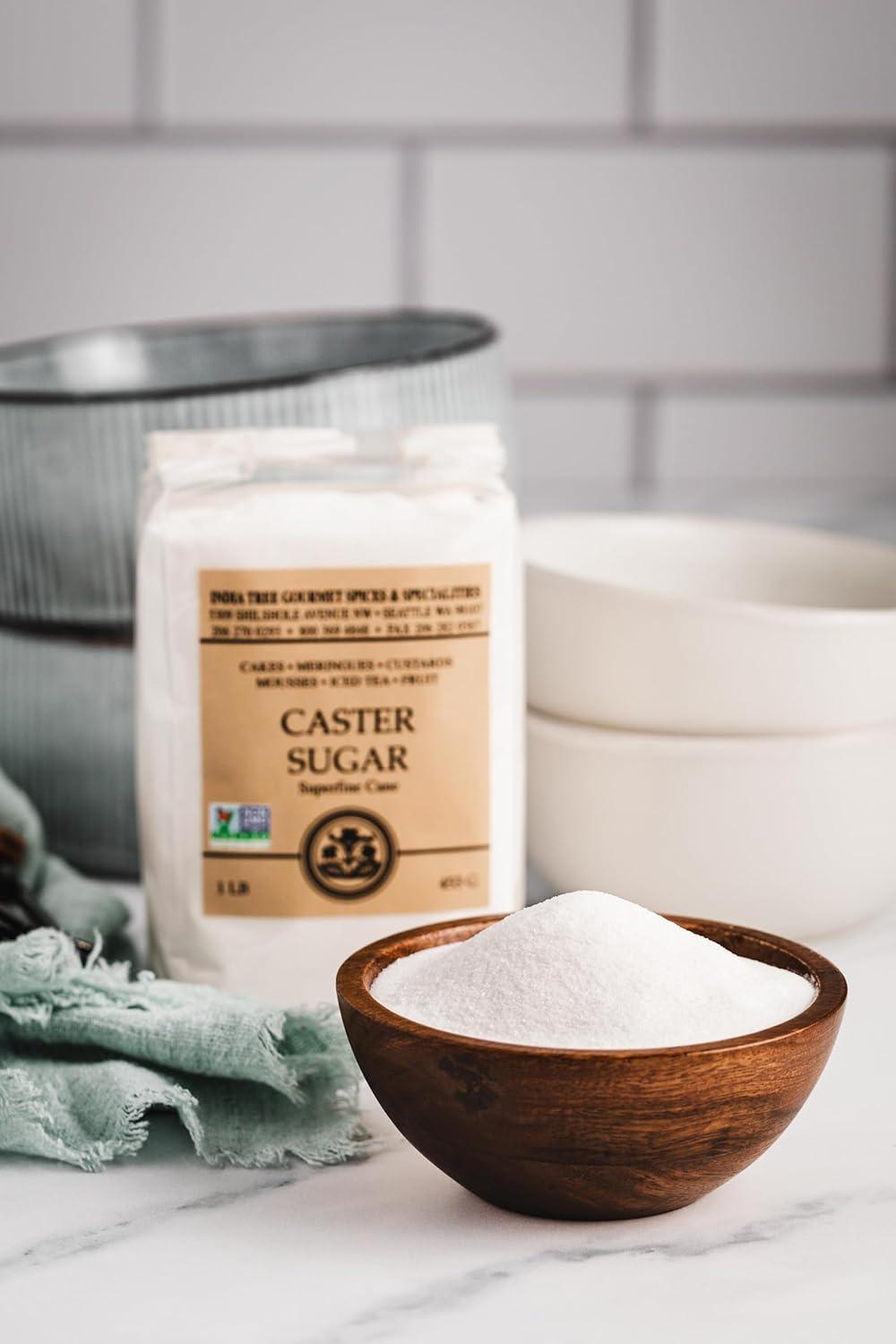 image:imageIndia Tree Superfine Caster Sugar 175 lb NonGMO GlutenFree Premium Baking amp Dessert Cane Sugar28 Ounce Pack of 1