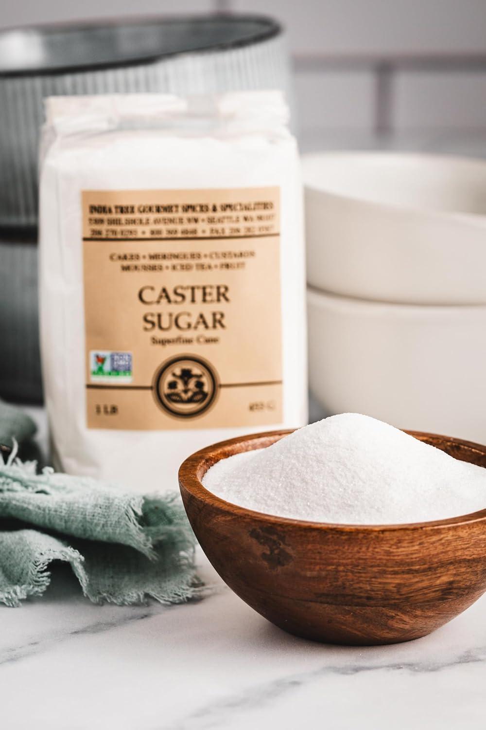 image:imageIndia Tree Superfine Caster Sugar 175 lb NonGMO GlutenFree Premium Baking amp Dessert Cane Sugar28 Ounce Pack of 1
