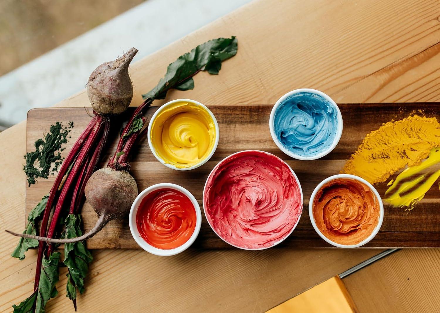 image:imageNatural Liquid Food Coloring Set PlantBased DyeFree NonGMO AllergenFree 3 Bottles Red Yellow Blue 1265 oz India Tree Natures Colors