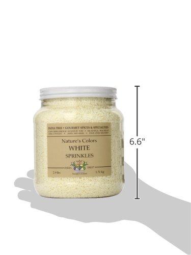 image:imageNatures Colors White Sugar Sprinkles for Baking and Decorating 29 Lb Canister Pack of 1