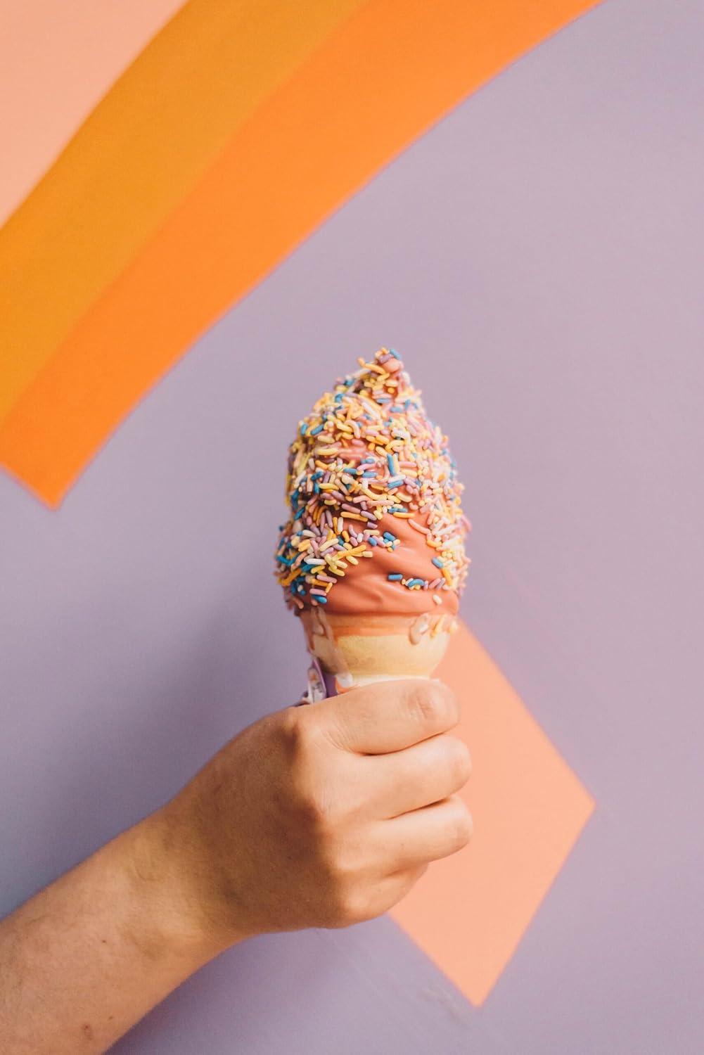 image:imagePastel Rainbow Sprinkles DyeFree AllergenFree PlantBased Colors 29 lb Canister India Tree Natures Colors24 oz