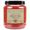 Bright Pink Sprinkles – Vegan, Non-GMO, Dye-Free, Allergen-Free, 3 oz Jar – India Tree Nature’s Colors(Bright Red)