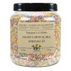 Bright Pink Sprinkles – Vegan, Non-GMO, Dye-Free, Allergen-Free, 3 oz Jar – India Tree Nature’s Colors(Pastel Rainbow)