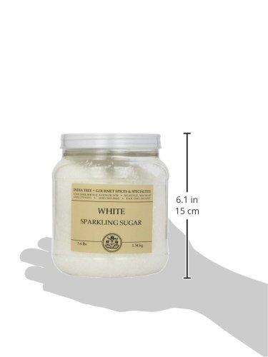 image:imageIndia Tree Gold Sparkling Sugar 75 oz Vibrant Decorating Sugar for Cakes Cookies amp Holiday DessertsWhite