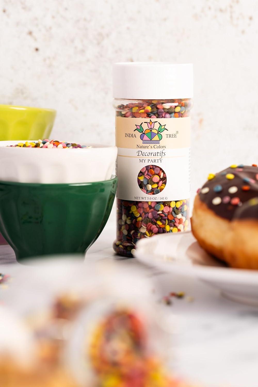 image:imageIndia Tree Natures Colors My Party Mix Sprinkles 15 Pound Pantry Pak Plant Based Naturally Colored Sprinkles With Vegetable Colorants Kosher