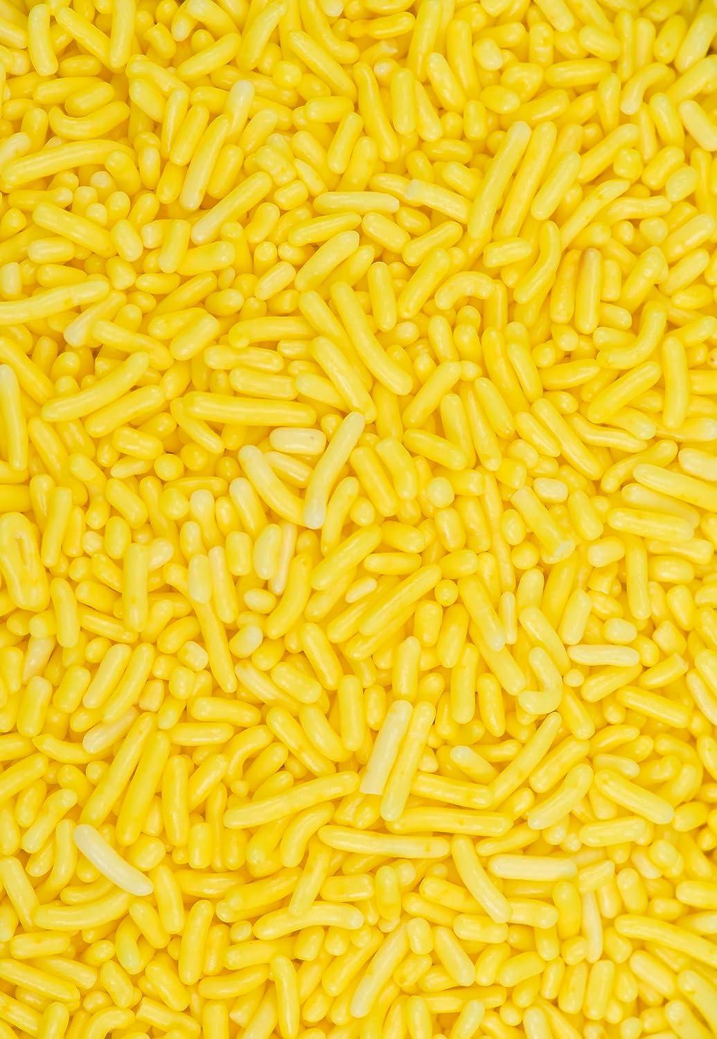 image:imageIndia Tree Natures Colors Yellow Sugar Sprinkles for Baking and Decorating Small 27 Oz Jar Pack of 127 Ounce Pack of 2