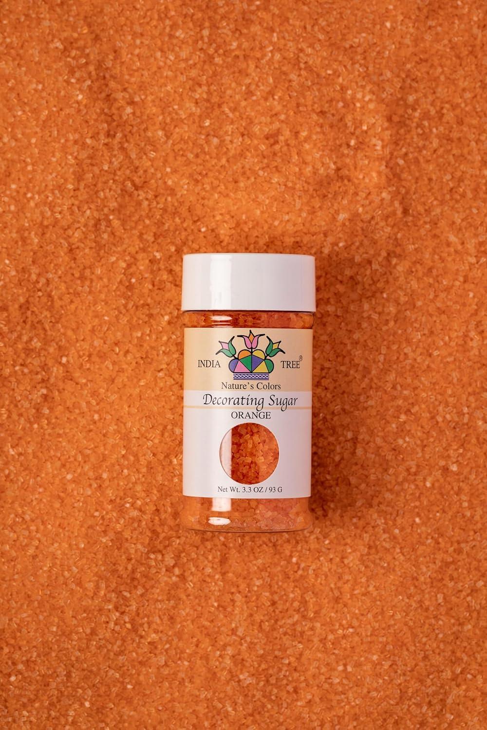 image:imageNatures Colors Orange Sugar Pure Sugar Sprinkles for Baking and Decorating Small 33 Oz Jar Pack of 1