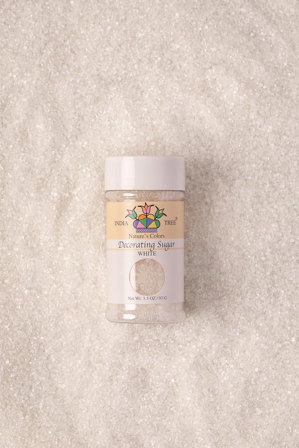 image:imageNatures Colors White Sugar Pure Sugar Sprinkles for Baking and Decorating Small 33 Oz Jar Pack of 1