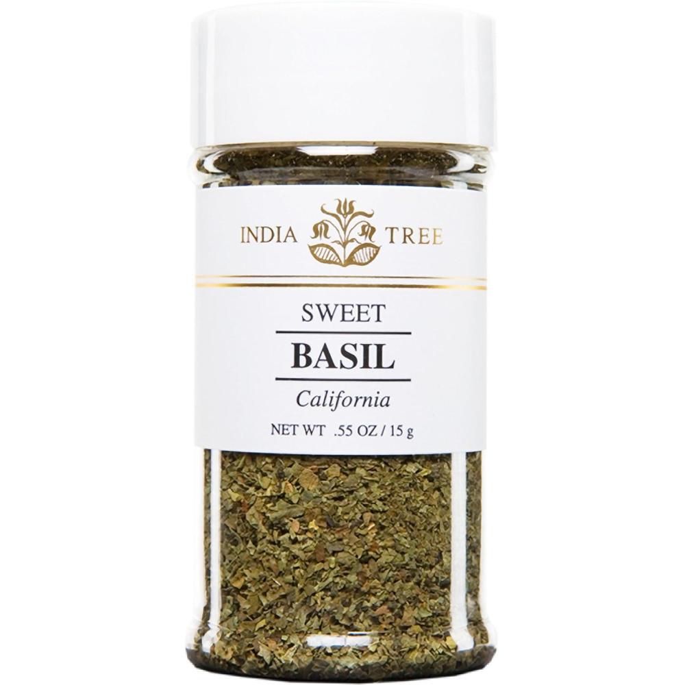 image:imageIndia Tree Basil Sweet Jar 055Ounce Pack of 6