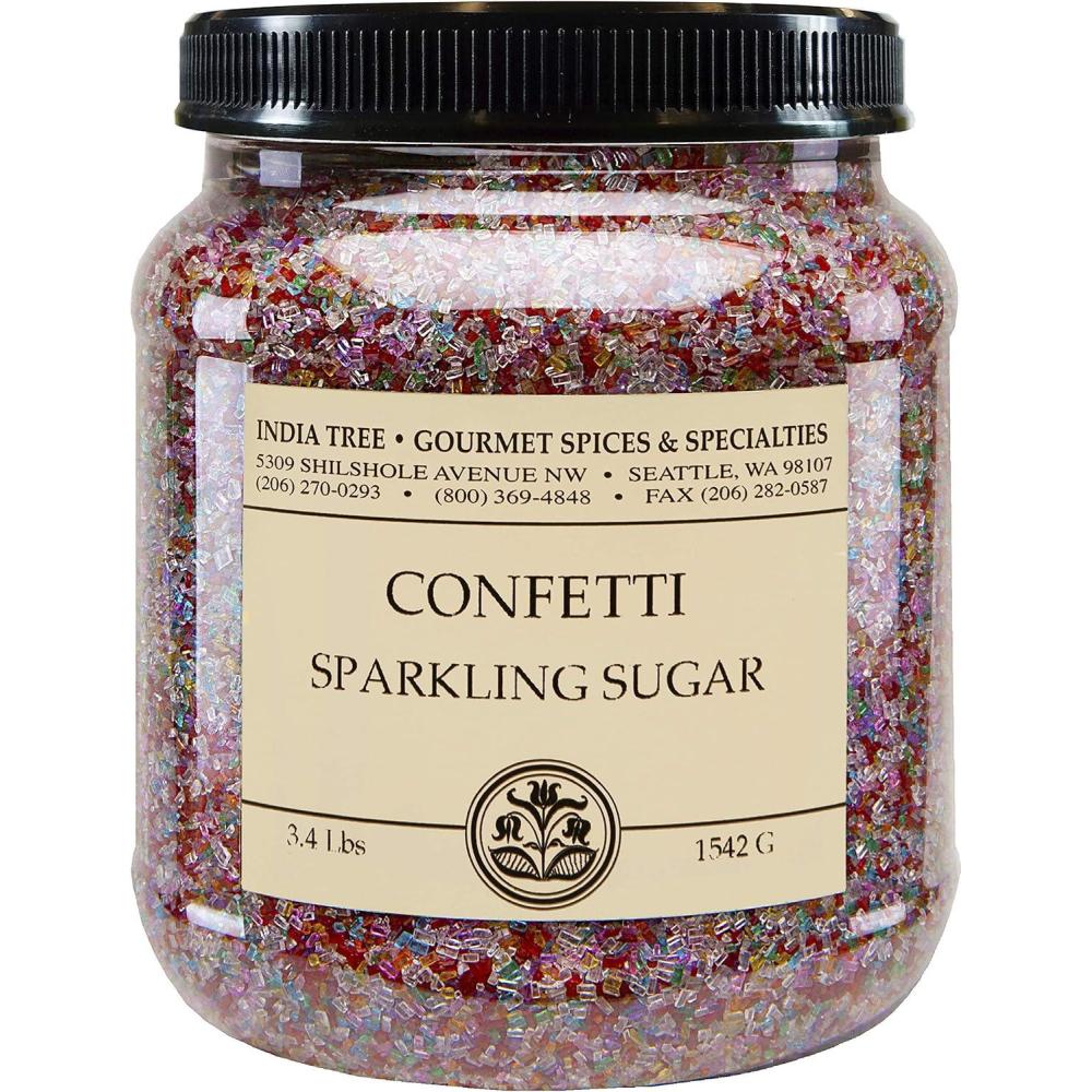 image:imageIndia Tree Confetti Sparkling Sugar 34 lb 34 Pound Pack of 2