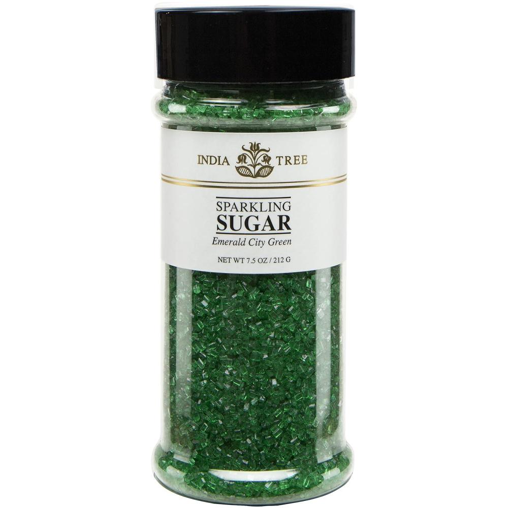 image:imageIndia Tree Gold Sparkling Sugar 75 oz Vibrant Decorating Sugar for Cakes Cookies amp Holiday DessertsEmerald City Green