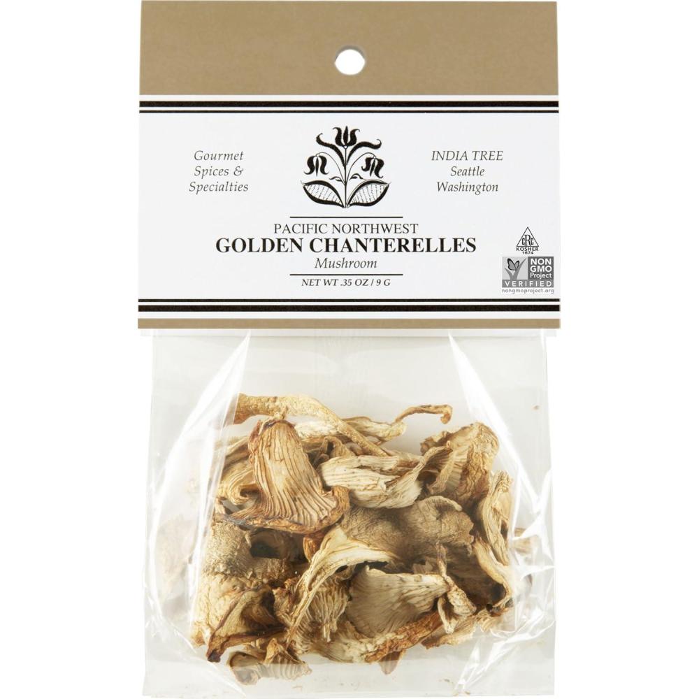 image:imageIndia Tree Golden Chantrelle Mushrooms 035 oz