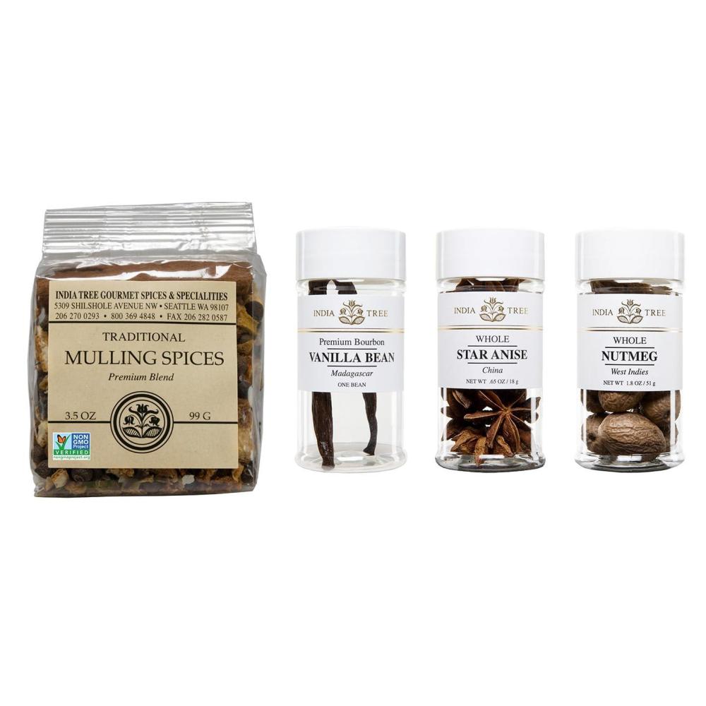 image:imageIndia Tree Mediterranean Spice Gift Pack Aleppo Pepper Sumac Zaatar Ras El Hanout and Saffron 737 Ounces TotalWinter Holiday Kit 1