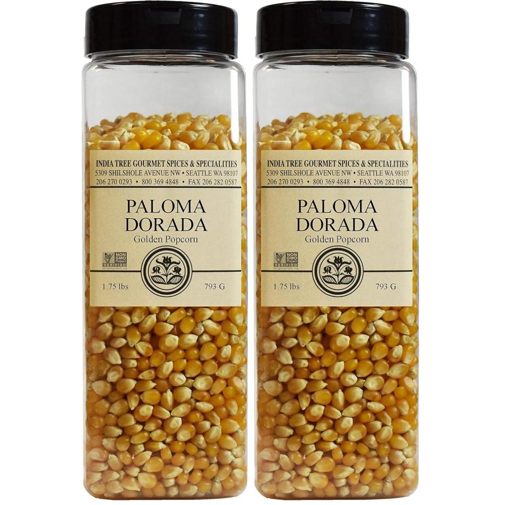 image:imageIndia Tree Paloma Dorada Popcorn 175 lb Pure amp Healthy USA Grown Single Ingredient28 Ounce Pack of 2