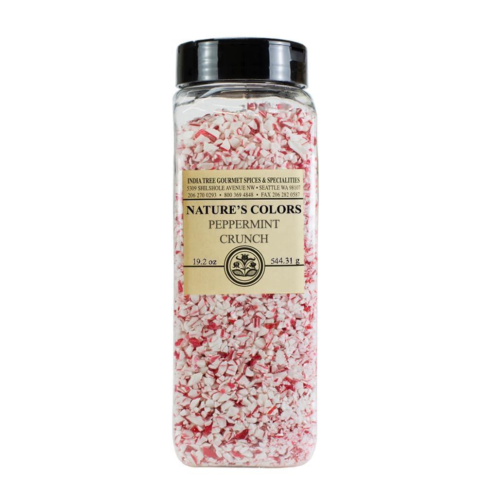 image:imageIndia Tree Peppermint Crunch DyeFree Red amp White Sprinkles for Cakes Cookies and More 15 Pound Pantry Pack Single14 Lb