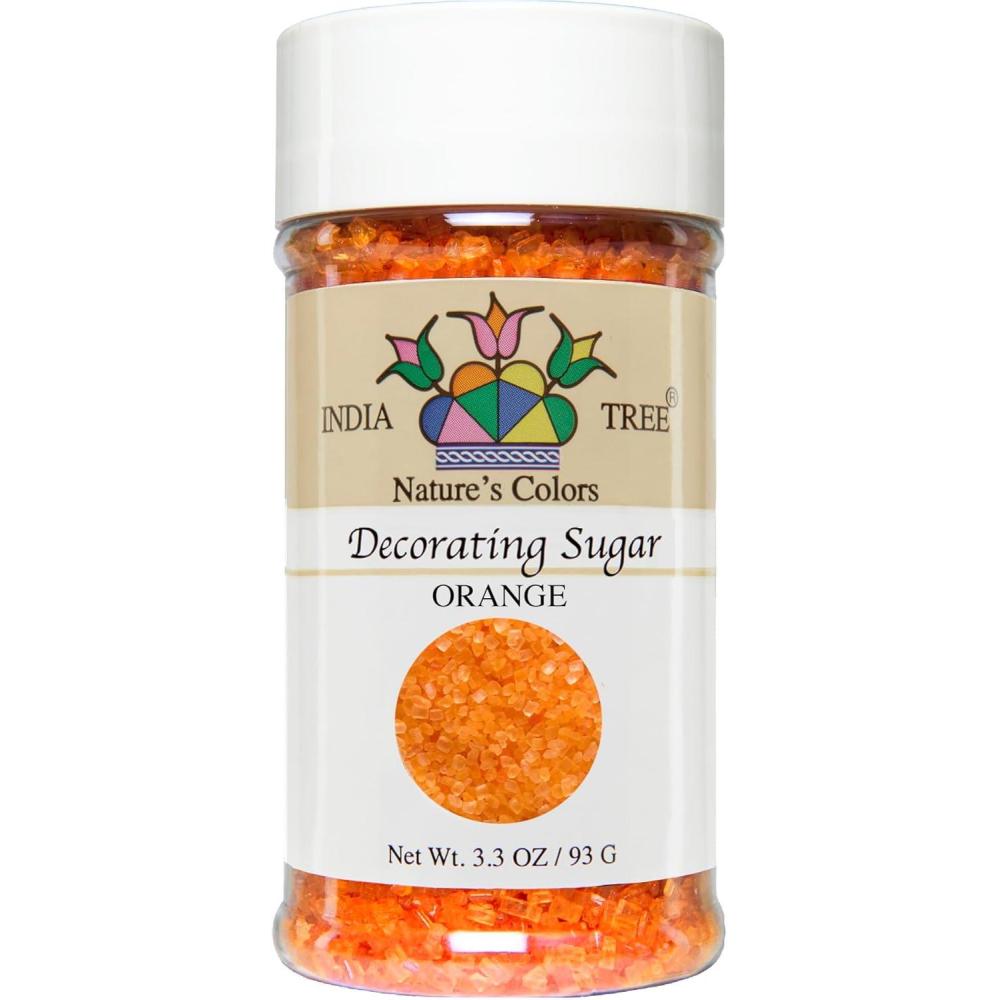 image:imageNatures Colors Orange Sugar Pure Sugar Sprinkles for Baking and Decorating Small 33 Oz Jar Pack of 1