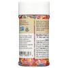 Bright Rainbow Sprinkles – Vegan, Non-GMO, Dye-Free, Allergen-Free, Plant-Based Colors, 2.9 lb Canister – India Tree Nature’s Colors Fiesta(2.7 oz)