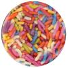 Bright Rainbow Sprinkles – Vegan, Non-GMO, Dye-Free, Allergen-Free, Plant-Based Colors, 2.9 lb Canister – India Tree Nature’s Colors Fiesta(2.7 oz)