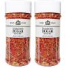 India Tree Gold Sparkling Sugar, 7.5 oz | Vibrant Decorating Sugar for Cakes, Cookies & Holiday Desserts(Harvest Mix)