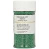 Pure Green Sparkling Sugar , Shimmery Sugar Sprinkles for Baking and Decorating, Small , 3.5 Oz Jar (Pack of 1)
