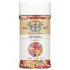Bright Rainbow Sprinkles – Vegan, Non-GMO, Dye-Free, Allergen-Free, Plant-Based Colors, 2.9 lb Canister – India Tree Nature’s Colors Fiesta(2.7 oz)