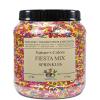 Bright Rainbow Sprinkles – Vegan, Non-GMO, Dye-Free, Allergen-Free, Plant-Based Colors, 2.9 lb Canister – India Tree Nature’s Colors Fiesta(2.9 lb)