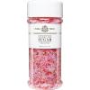 India Tree Cherry Pink Blend Sparkling Sugar, 7.5 oz | Vibrant Pink, Red, Orange & White Decorating Sugar Mix