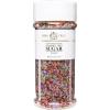 India Tree Gold Sparkling Sugar, 7.5 oz | Vibrant Decorating Sugar for Cakes, Cookies & Holiday Desserts(Confetti)
