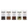 India Tree Mediterranean Spice Gift Pack – Aleppo Pepper, Sumac, Za’atar, Ras El Hanout, and Saffron – 7.37 Ounces Total(East Asian Spices)