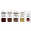 India Tree Mediterranean Spice Gift Pack – Aleppo Pepper, Sumac, Za’atar, Ras El Hanout, and Saffron – 7.37 Ounces Total(Mediterranean Spices)