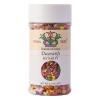 India Tree Nature’s Colors Natural Rainbow Confetti Cake Decorations, 2.3 oz | Naturally Colored Baking Sprinkles for Cakes and Cookies, Top 9 Allergen Free, Red 3 Free, Made Without Artificial Dyes(2.3 oz)