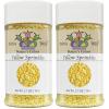 India Tree Nature’s Colors, Yellow, Sugar Sprinkles for Baking and Decorating, Small, 2.7 Oz Jar (Pack of 1)(2.7 Ounce (Pack of 2))