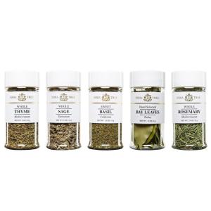 India Tree Mediterranean Spice Gift Pack – Aleppo Pepper, Sumac, Za’atar, Ras El Hanout, and Saffron – 7.37 Ounces Total(Kitchen Herb Spices)
