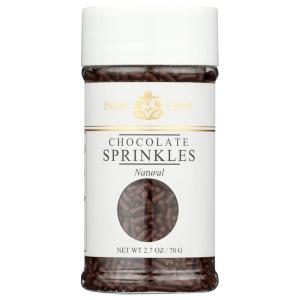 India Tree Natural Chocolate Sprinkles, 2.7 oz