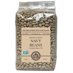 India Tree Navy Beans, 1.6 Lb(48 Ounce (Pack of 1))