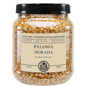 India Tree Paloma Dorada (Golden) PopCorn, 3.4 lb(Gold)