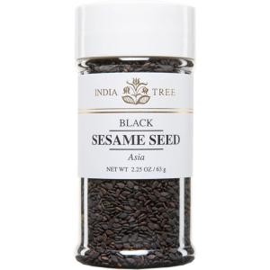 India Tree Sesame Seed, Black, 2.25 oz (Pack of 3)
