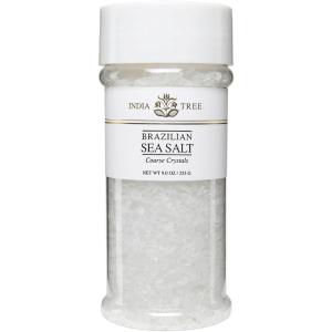India Tree Coarse Sea Salt, 9 oz | Non-GMO Coarse Pacific Sea Salt, Natural, Large Crystals,