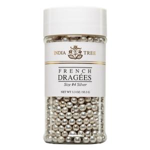 India Tree Silver French Dragees