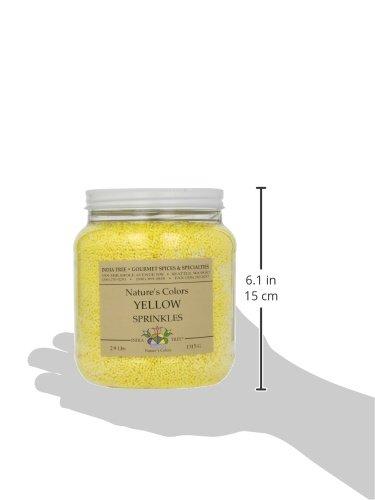 image:imageNatures Colors Yellow Sugar Sprinkles for Baking and Decorating 29 Lb Canister Pack of 1