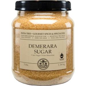 India Tree Demerara Sugar, 3 lb 3 Pound(Unflavored)