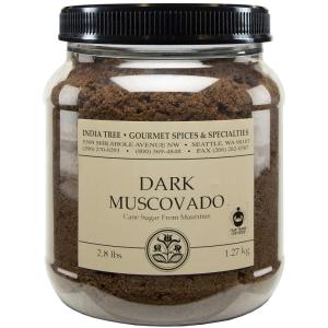 India Tree Pure Dark Muscovado Sugar, 2.8 lbs (44.8)